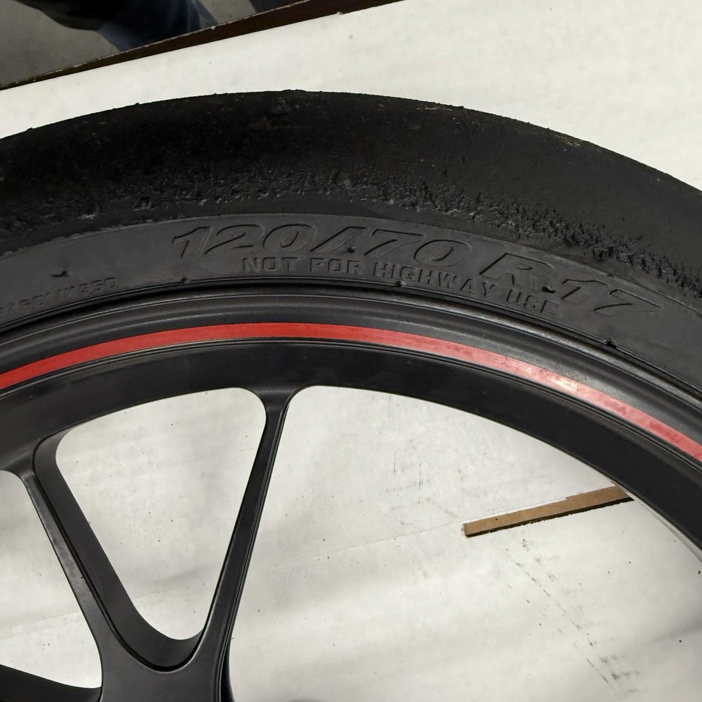 2012 - 2024 DUCATI PANIGALE 1199 1299 FRONT WHEEL MARCHESINI FORGED RIM BLACK OE