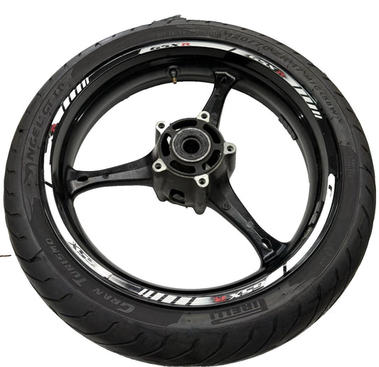 2005 2006 SUZUKI GSXR1000 FRONT WHEEL RIM BLACK STRAIGHT 54111-41G00-019
