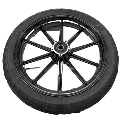2011 - 2020 Harley Sportster XL883L FRONT WHEEL BLACK RIM PIRELLI TIRE