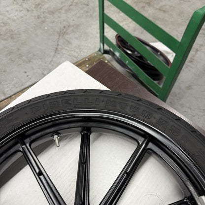 2011 - 2020 Harley Sportster XL883L FRONT WHEEL BLACK RIM PIRELLI TIRE