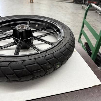2011 - 2020 Harley Sportster XL883L FRONT WHEEL BLACK RIM PIRELLI TIRE