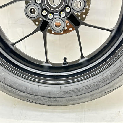 2021 - 2026 APRILIA RSV4 REAR WHEEL BACK BRAKE ROTOR RIM TIRE RUBBER BLACK