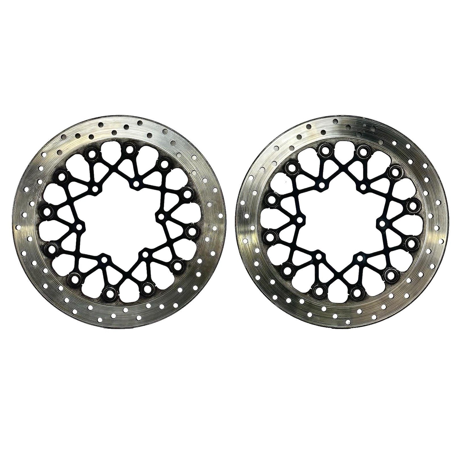 2006 2007 SUZUKI GSXR 600 GSXR 750 FRONT BRAKE ROTORS DISC LEFT RIGHT SET BOLTS