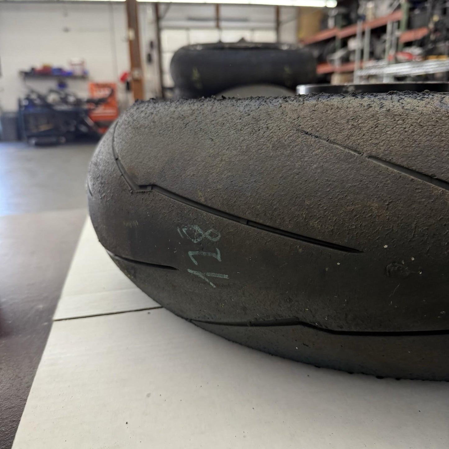 2006 2007 SUZUKI GSXR600 GSXR750 REAR WHEEL REAR RIM BRAKE ROTOR PIRELLI TIRE