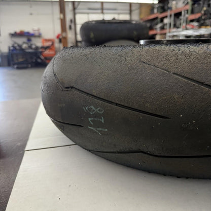 2006 2007 SUZUKI GSXR600 GSXR750 REAR WHEEL REAR RIM BRAKE ROTOR PIRELLI TIRE