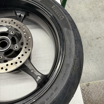 2006 2007 SUZUKI GSXR600 GSXR750 REAR WHEEL REAR RIM BRAKE ROTOR PIRELLI TIRE