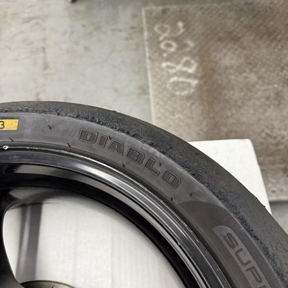 2006 2007 SUZUKI GSXR600 GSXR750 REAR WHEEL REAR RIM BRAKE ROTOR PIRELLI TIRE