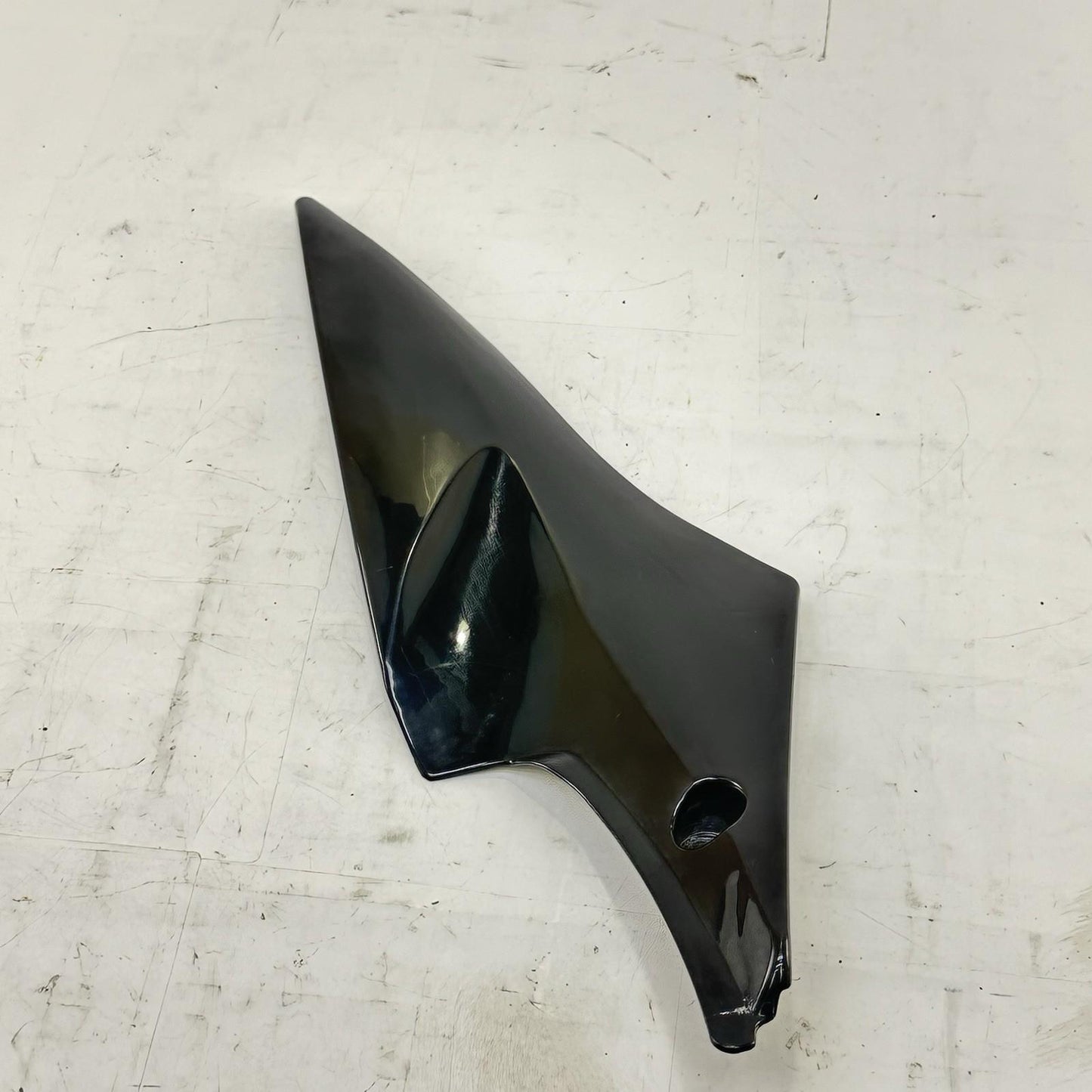 2006 2007 SUZUKI GSXR 600 GSXR 750 FUEL TANK SIDE FAIRING TRIM PLASTIC BLACK