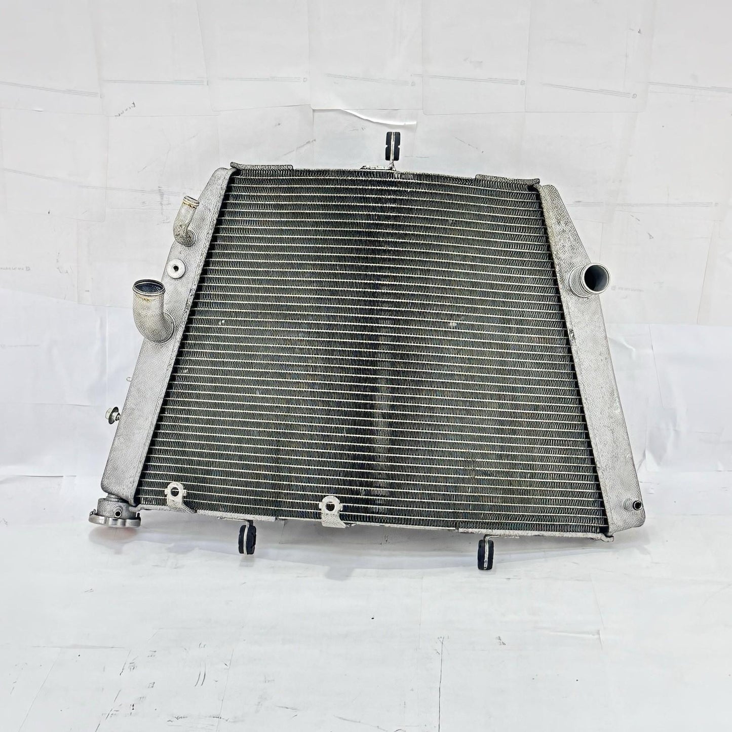 2006 2007 SUZUKI GSXR 600 GSXR 750 RADIATOR ENGINE MOTOR COOLING SILVER STOCK