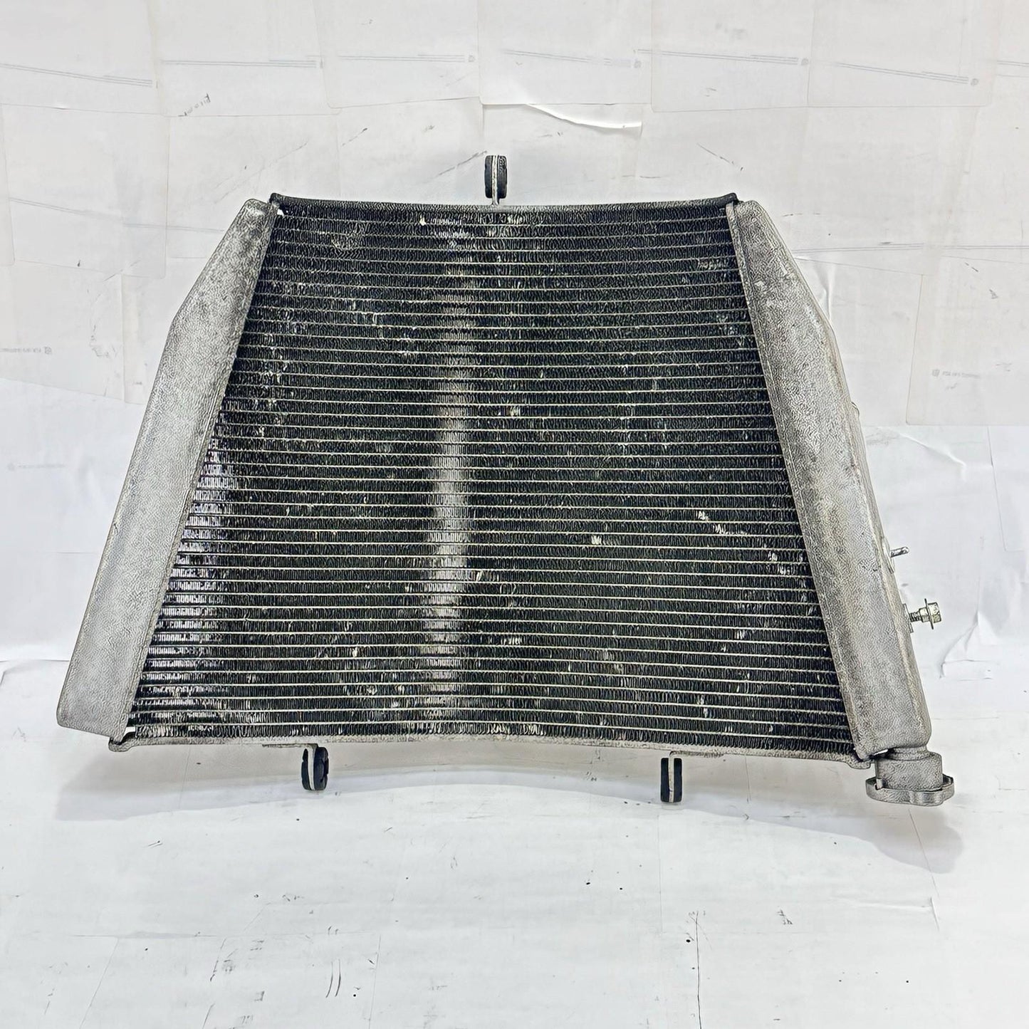 2006 2007 SUZUKI GSXR 600 GSXR 750 RADIATOR ENGINE MOTOR COOLING SILVER STOCK