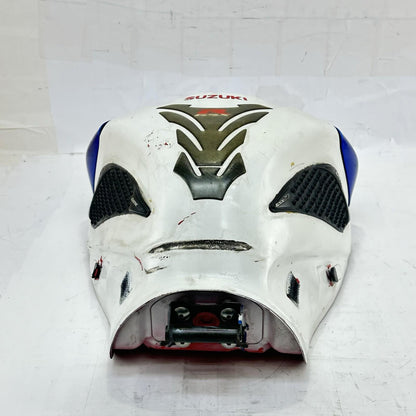2006 2007 SUZUKI GSXR 600 GSXR 750 FUEL TANK GAS PETROL RESERVOIR WHITE BLUE