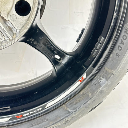 2006 2007 SUZUKI GSXR 600 GSXR 750 REAR WHEEL RIM TIRE BACK BRAKE ROTOR DISC