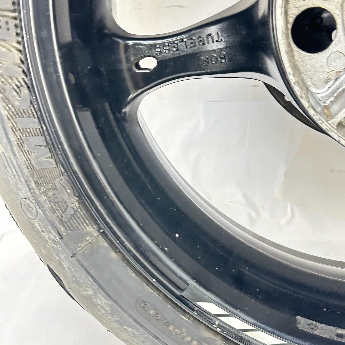 2006 2007 SUZUKI GSXR 600 GSXR 750 REAR WHEEL RIM TIRE BACK BRAKE ROTOR DISC