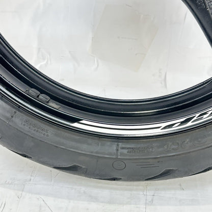 2006 2007 SUZUKI GSXR 600 GSXR 750 FRONT WHEEL RIM TIRE RUBBER BLACK STOCK