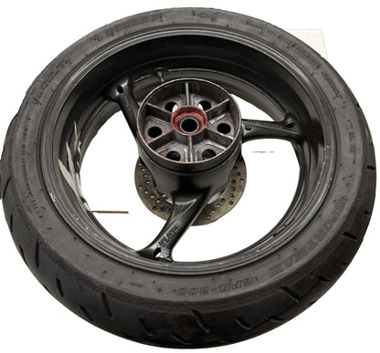 2011 - 2025 SUZUKI GSXR600 GSXR750 REAR WHEEL BACK RIM ROTOR HUB BLACK STOCK