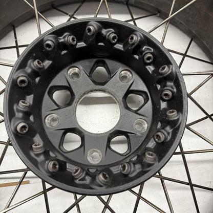 2017 - 2020 BMW R NINE T REAR WHEEL BACK TIRE BRIDGESTONE RIM STOCK STRAIGHT
