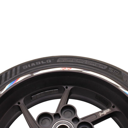 2015 - 2019 BMW S1000 REAR WHEEL HP FORGED BACK RIM TIRE BLACK OEM STRAIGHT