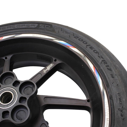 2015 - 2019 BMW S1000 REAR WHEEL HP FORGED BACK RIM TIRE BLACK OEM STRAIGHT