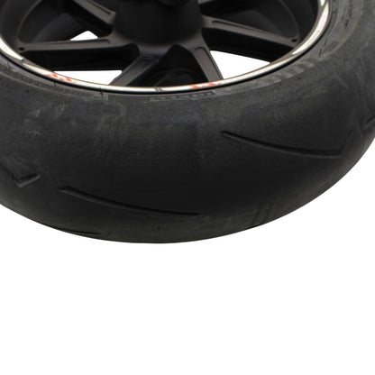 2015 - 2019 BMW S1000 REAR WHEEL HP FORGED BACK RIM TIRE BLACK OEM STRAIGHT