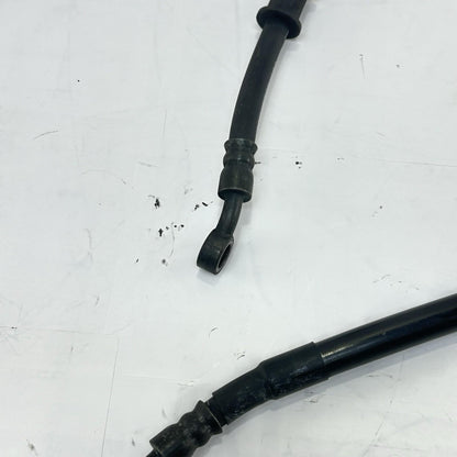 2003 - 2005 YAMAHA YZF R6 BRAKE HOSES FRONT REAR LINES BLACK STOCK