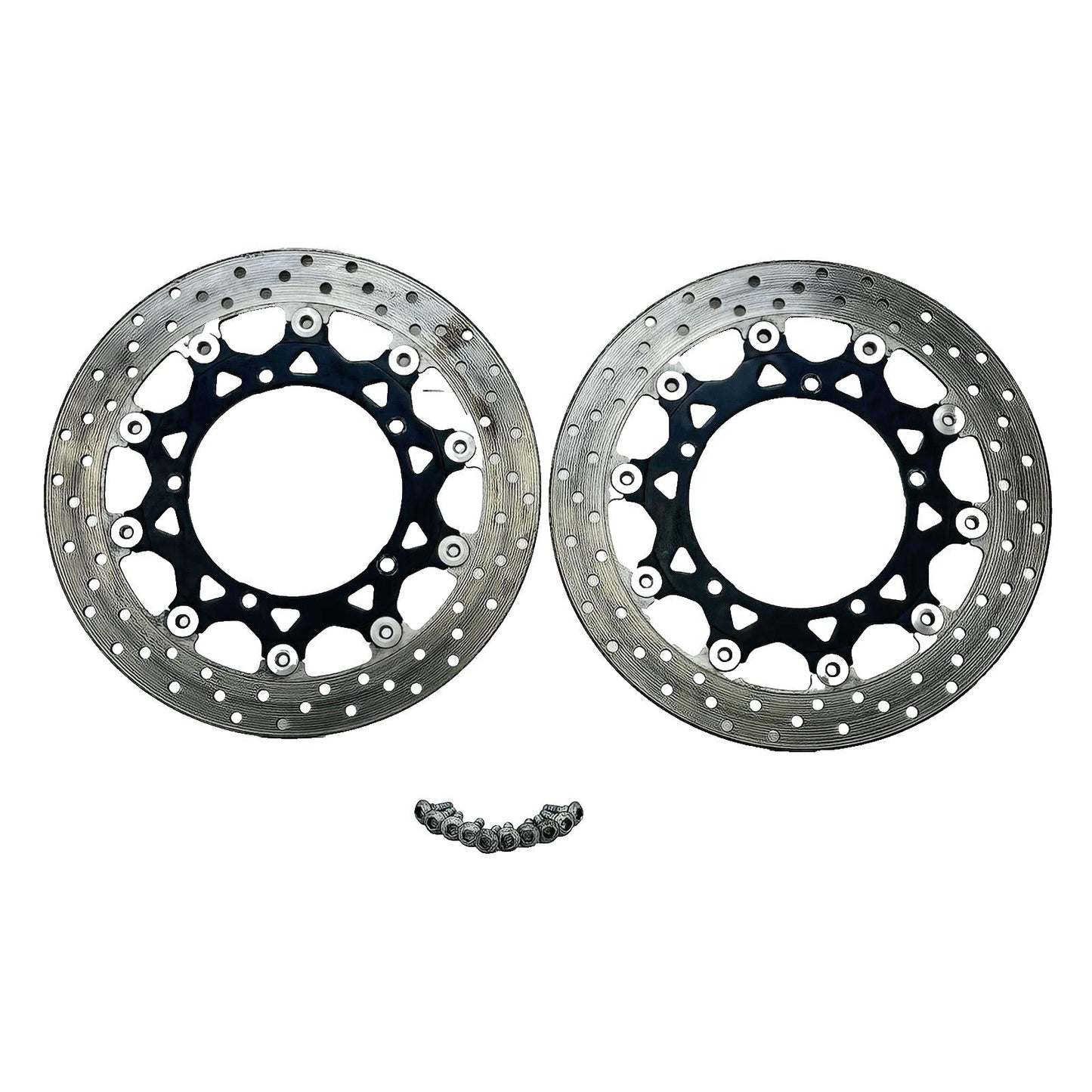 2003 - 2005 YAMAHA YZF R6 FRONT BRAKE ROTORS DISCS LEFT RIGHT SET PAIR BOLTS