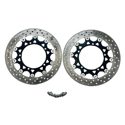 2003 - 2005 YAMAHA YZF R6 FRONT BRAKE ROTORS DISCS LEFT RIGHT SET PAIR BOLTS