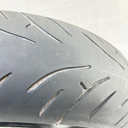 2003 - 2005 YAMAHA YZF R6 REAR WHEEL RIM TIRE RUBBER BACK BRAKE DISC ROTOR BLACK