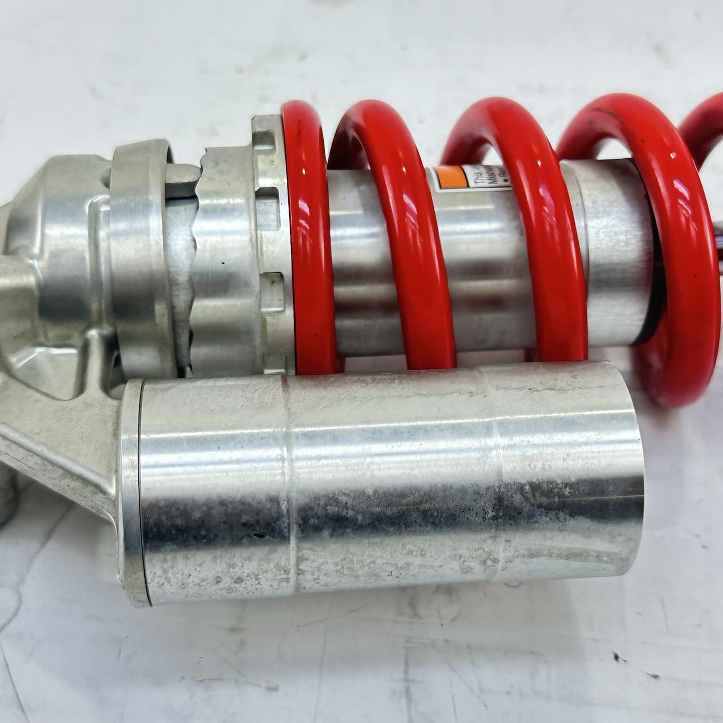 2003 - 2005 YAMAHA YZF R6 REAR SHOCK BACK SUSPENSION ABSORBER RED SILVER