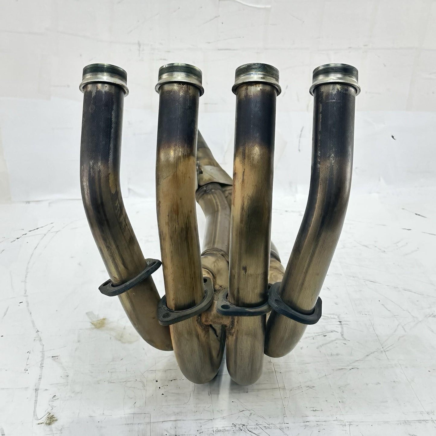 2003 - 2005 YAMAHA YZF R6 EXHAUST HEADER MANIFOLD PIPES STOCK
