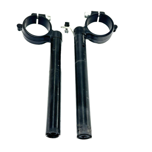 2011 - 2026 SUZUKI GSXR 600 GSXR 750 CLIP ON HANDLE BARS LEFT RIGHT SET BLACK