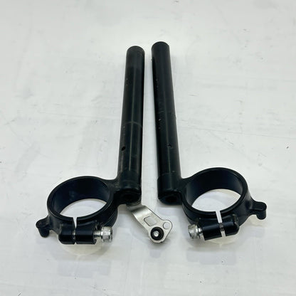 2011 - 2026 SUZUKI GSXR 600 GSXR 750 CLIP ON HANDLE BARS LEFT RIGHT SET BLACK
