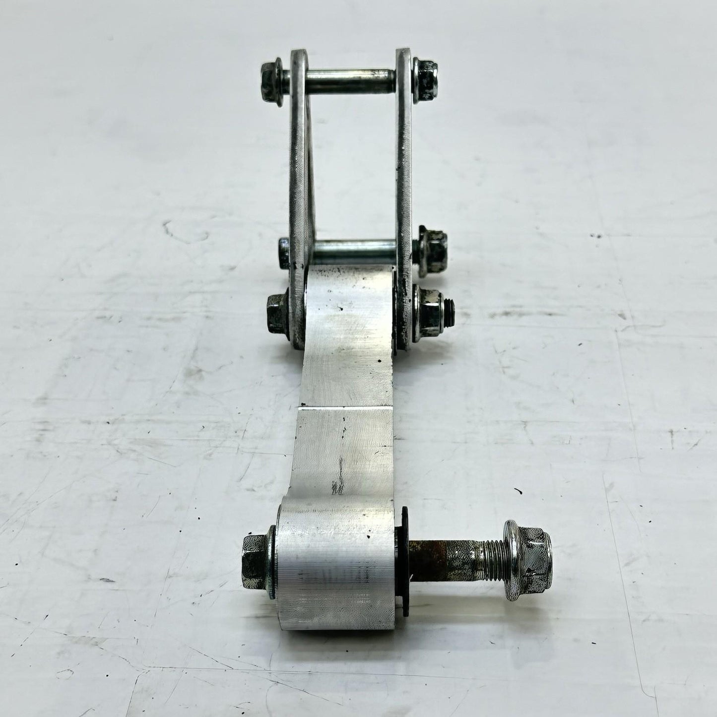 2011 - 2026 SUZUKI GSXR 600 GSXR 750 DOG BONE REAR SHOCK LINKAGE SILVER STOCK