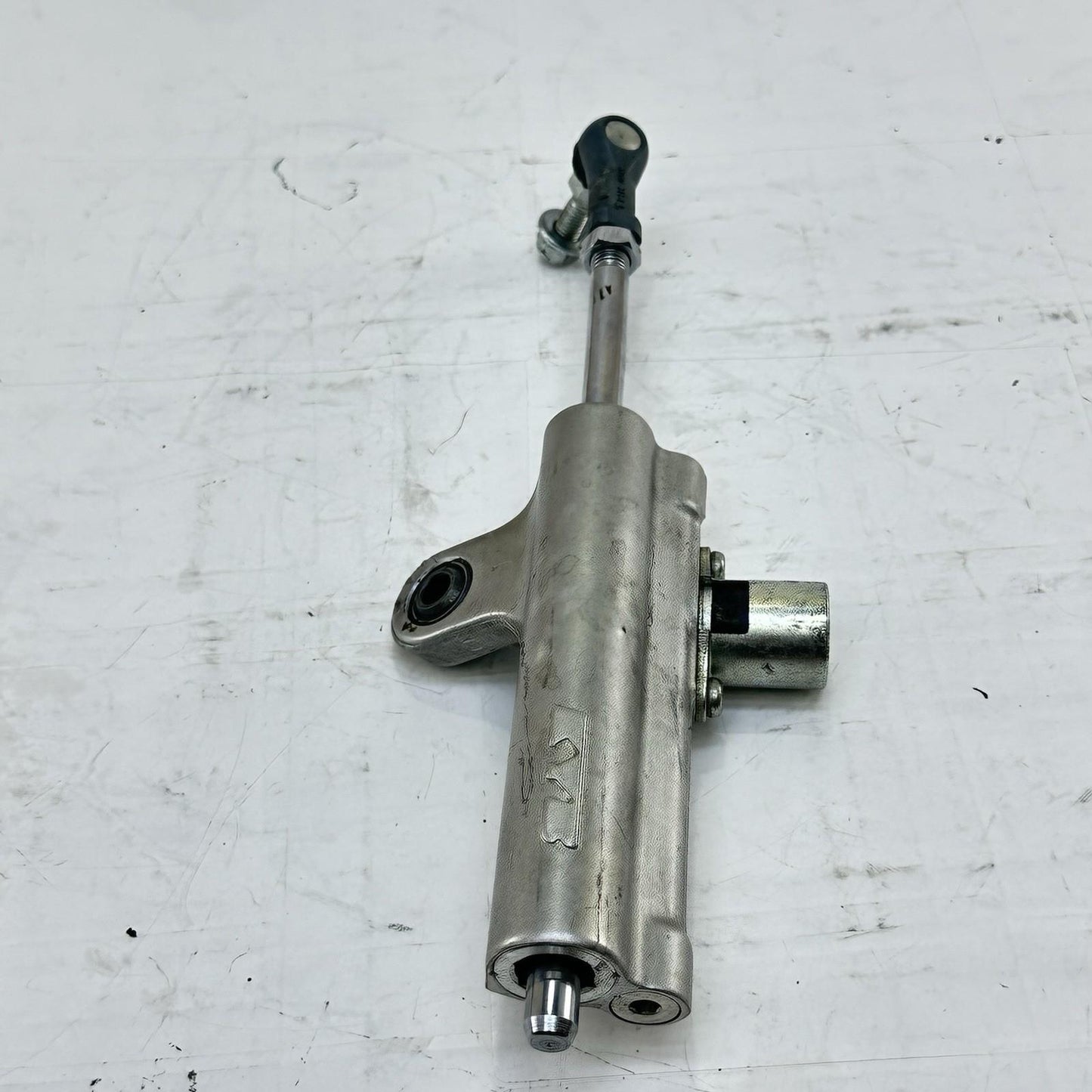 2011 - 2026 SUZUKI GSXR 600 GSXR 750 STEERING STABILIZER DAMPER SILVER STOCK