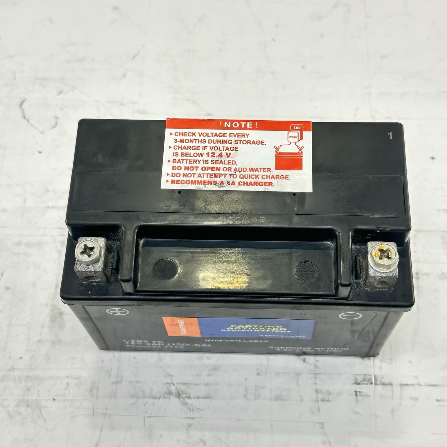 2011 - 2026 SUZUKI GSXR 600 GSXR 750 BATTERY 12V 8Ah 130CCA SEALED FIRE POWER