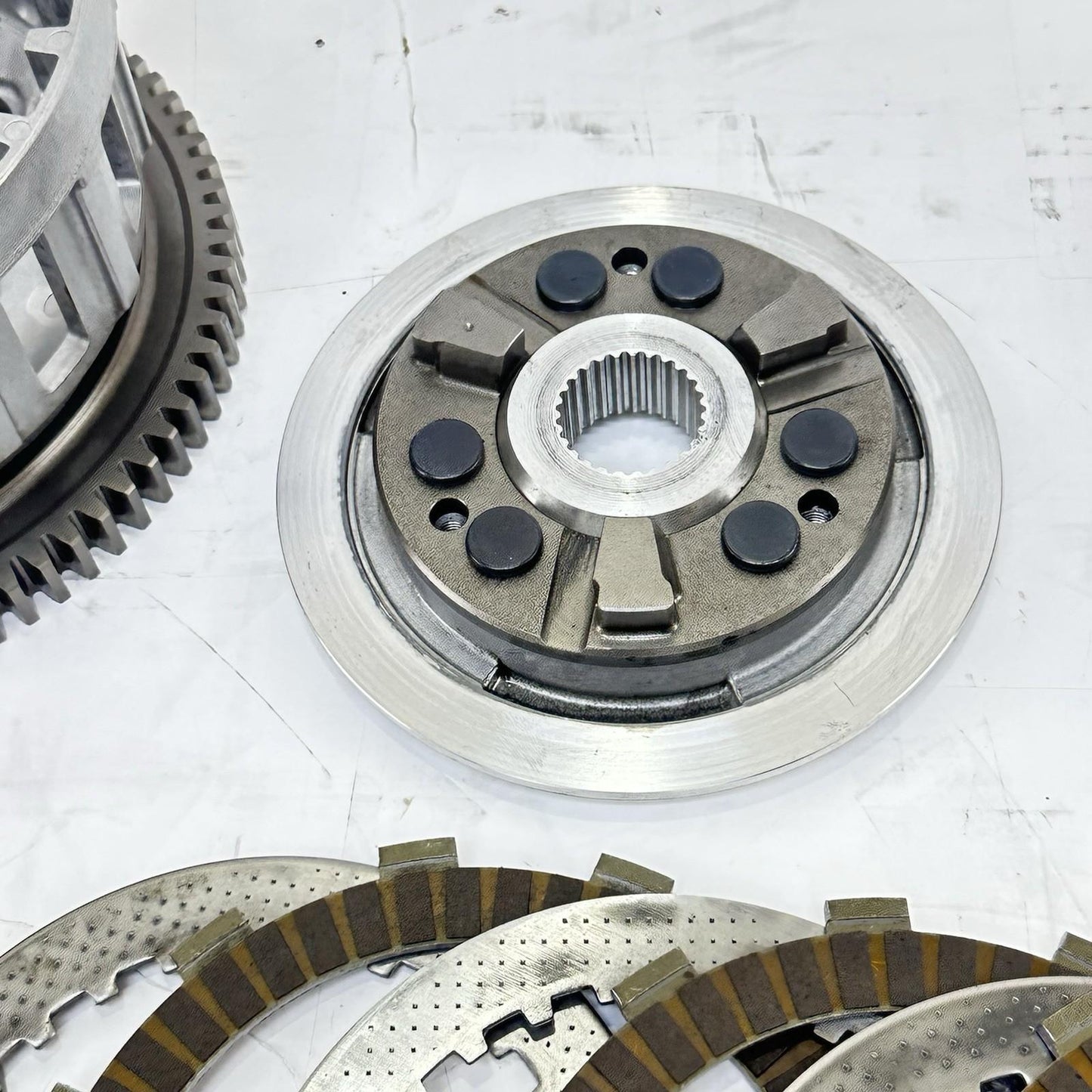 2008 - 2011 HONDA CBR1000RR COMPLETE CLUTCH PLATES BASKET HUB ASSEMBLY