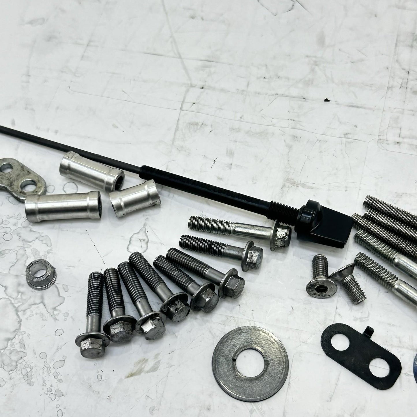 2008 - 2011 HONDA CBR1000RR CLUTCH COVER SIDE ENGINE MOTOR GUARD PANEL BOLTS