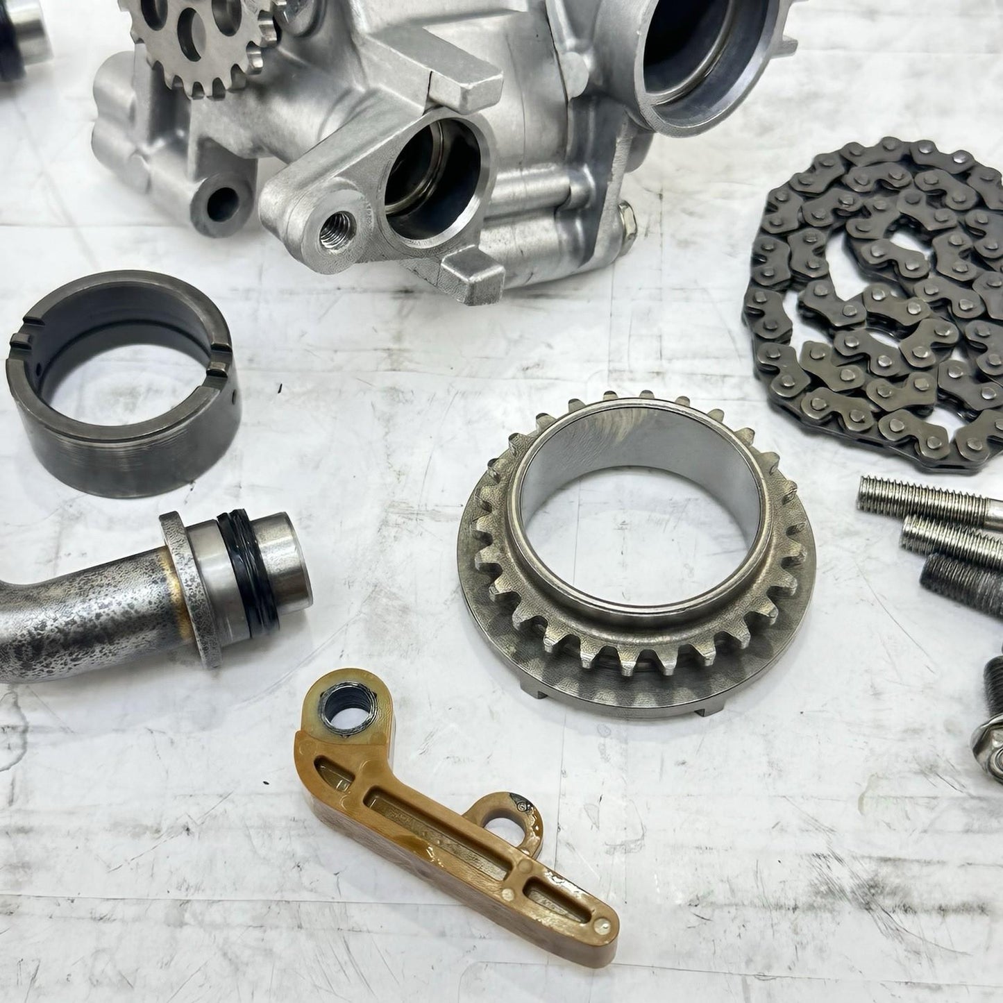 2008 - 2011 HONDA CBR1000RR OIL PUMP ASSEMBLY ENGINE MOTOR CHAIN BOLTS