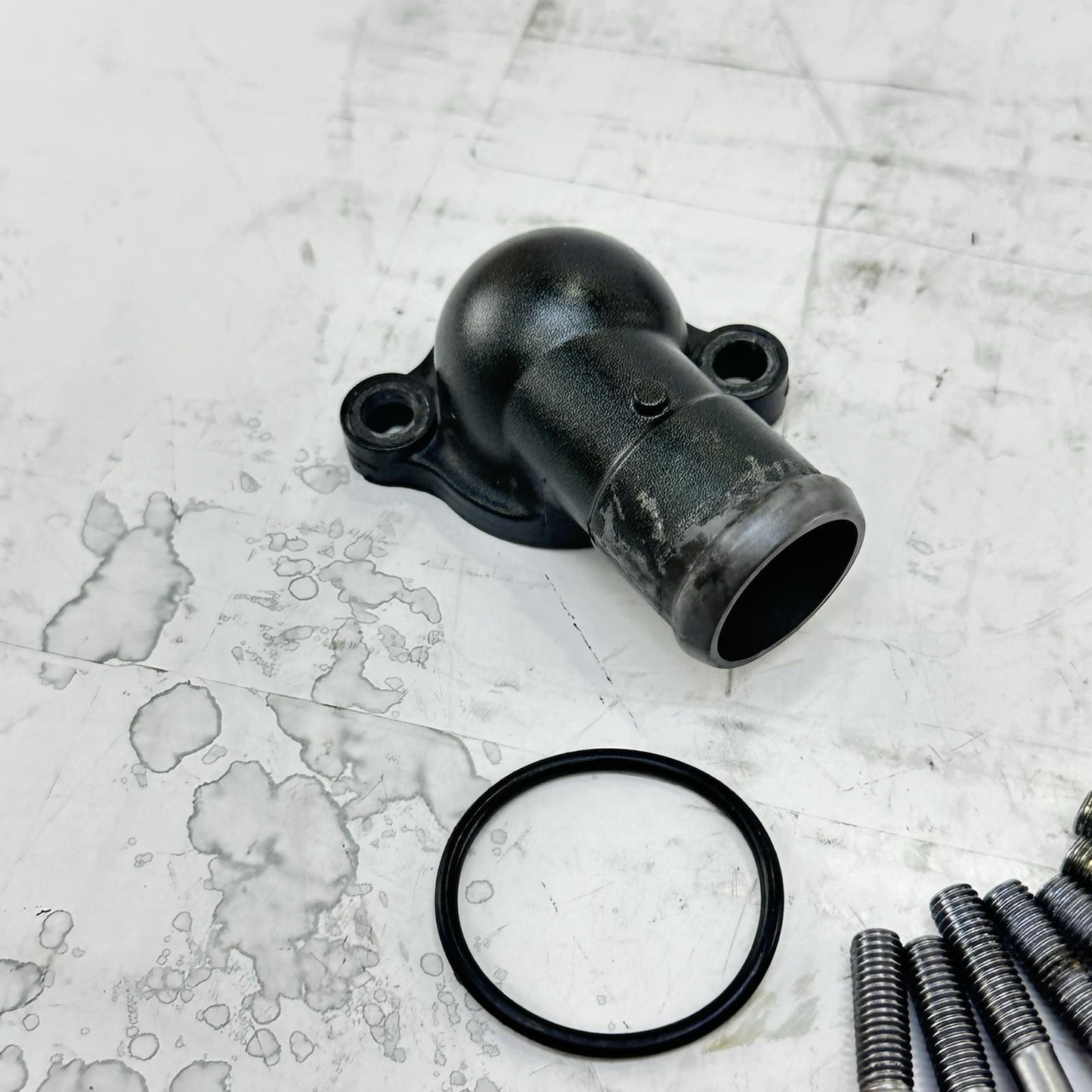 2008 - 2011 HONDA CBR1000RR WATER PUMP THERMOSTAT ENGINE MOTOR HOSES LINES ASSY