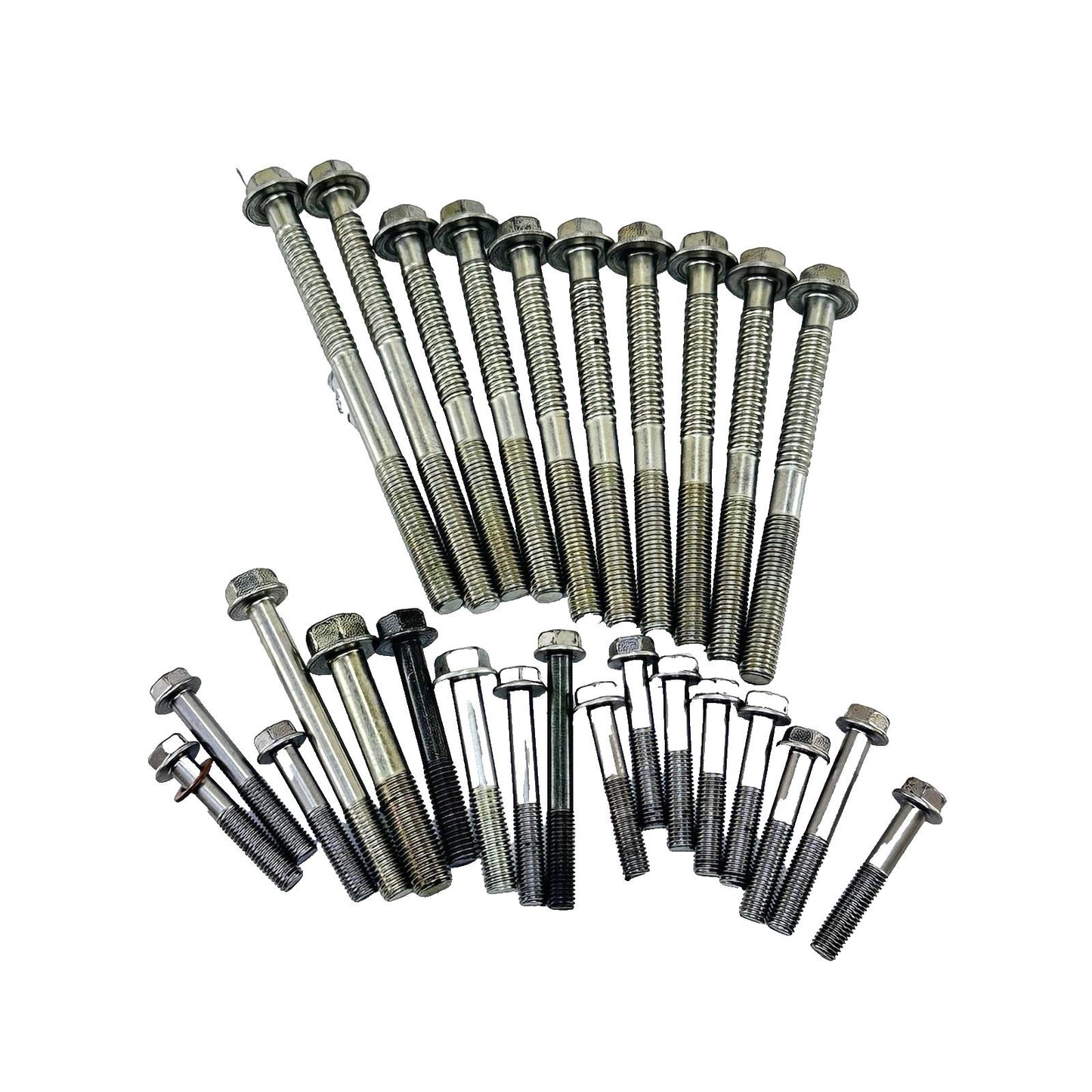 2008 - 2011 HONDA CBR1000RR CRANKCASE BOLTS HARDWARE SCREWS SILVER