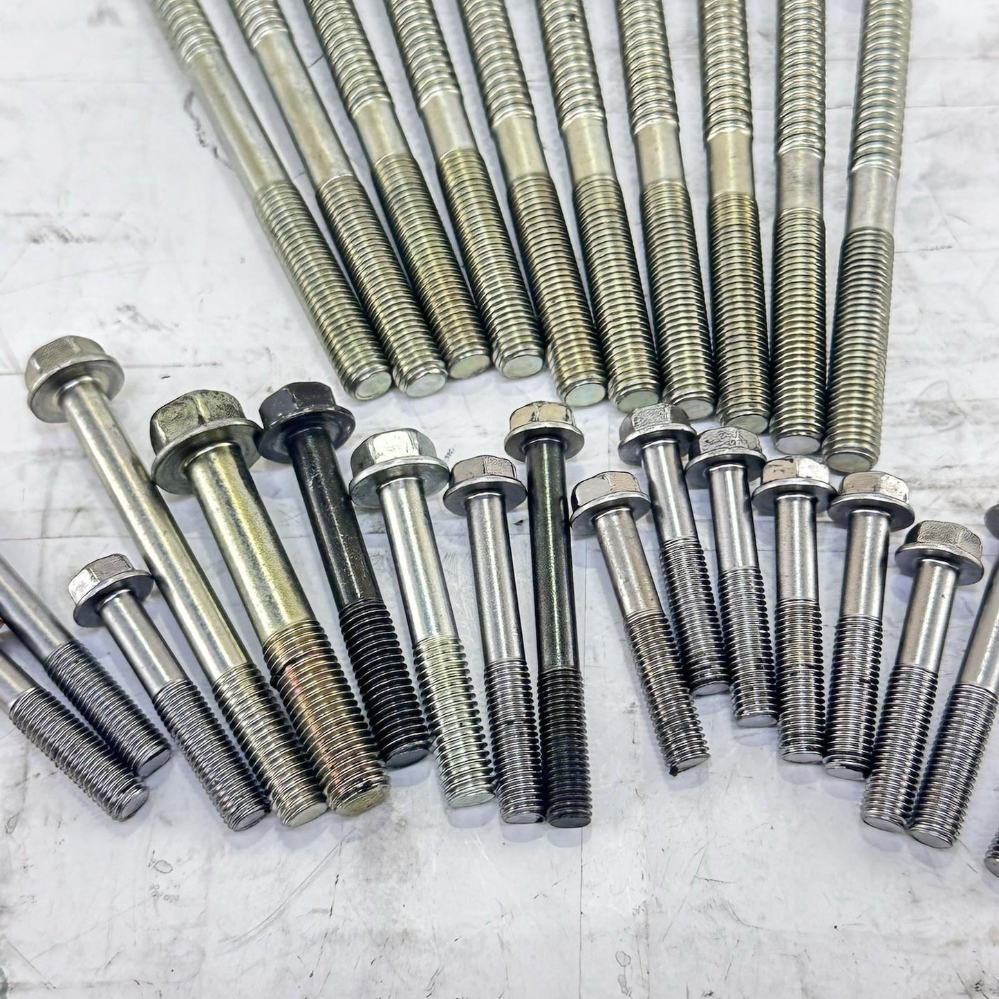 2008 - 2011 HONDA CBR1000RR CRANKCASE BOLTS HARDWARE SCREWS SILVER