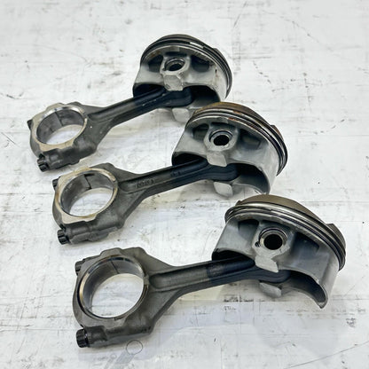 2008 - 2011 HONDA CBR1000RR PISTONS CONNECTING RODS ENGINE MOTOR BLOCK SET OF 3