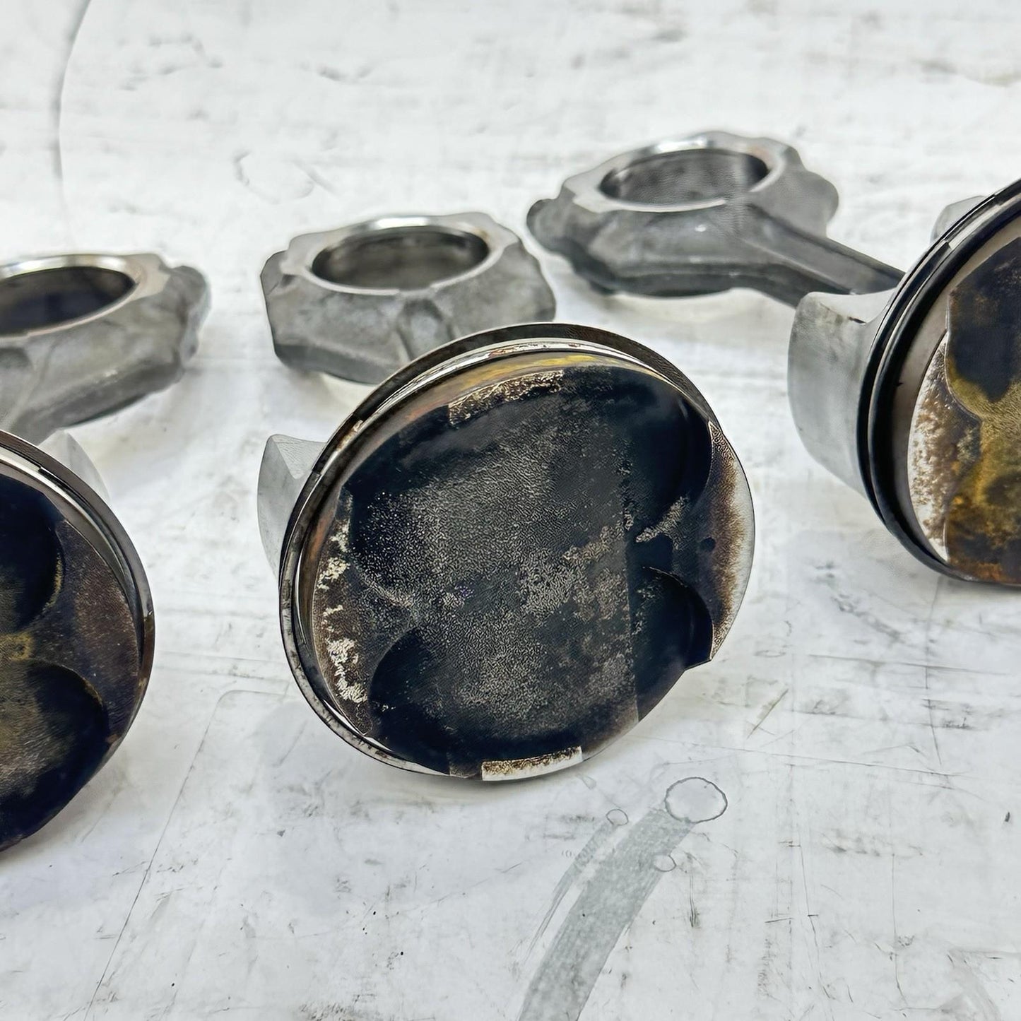2008 - 2011 HONDA CBR1000RR PISTONS CONNECTING RODS ENGINE MOTOR BLOCK SET OF 3