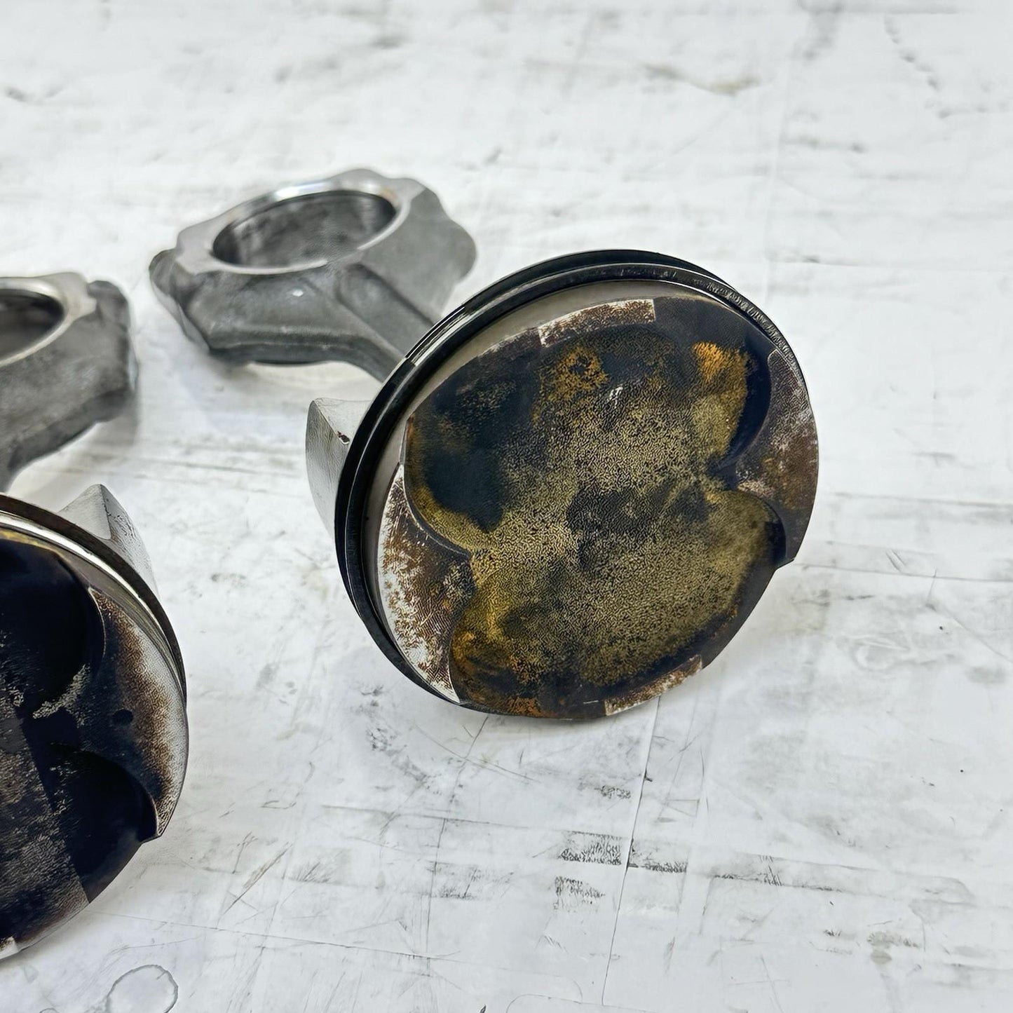 2008 - 2011 HONDA CBR1000RR PISTONS CONNECTING RODS ENGINE MOTOR BLOCK SET OF 3
