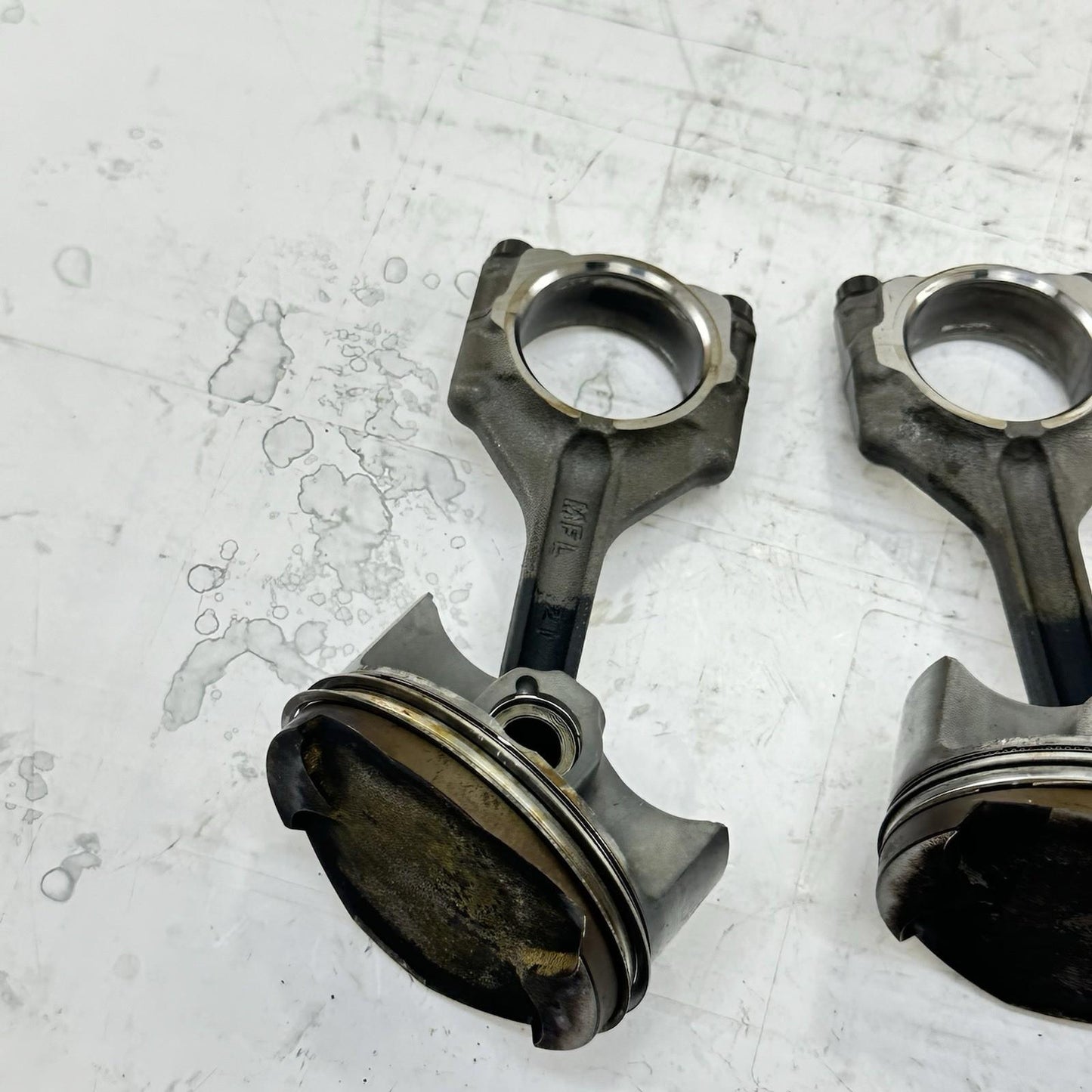 2008 - 2011 HONDA CBR1000RR PISTONS CONNECTING RODS ENGINE MOTOR BLOCK SET OF 3