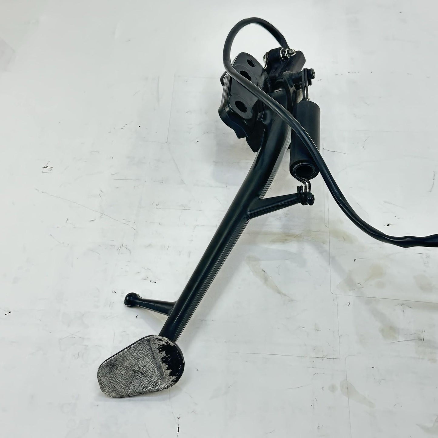 2009 - 2011 YAMAHA YZF R1 KICKSTAND SIDE LEG PROP STAND BOLTS KICK SENSOR BLACK