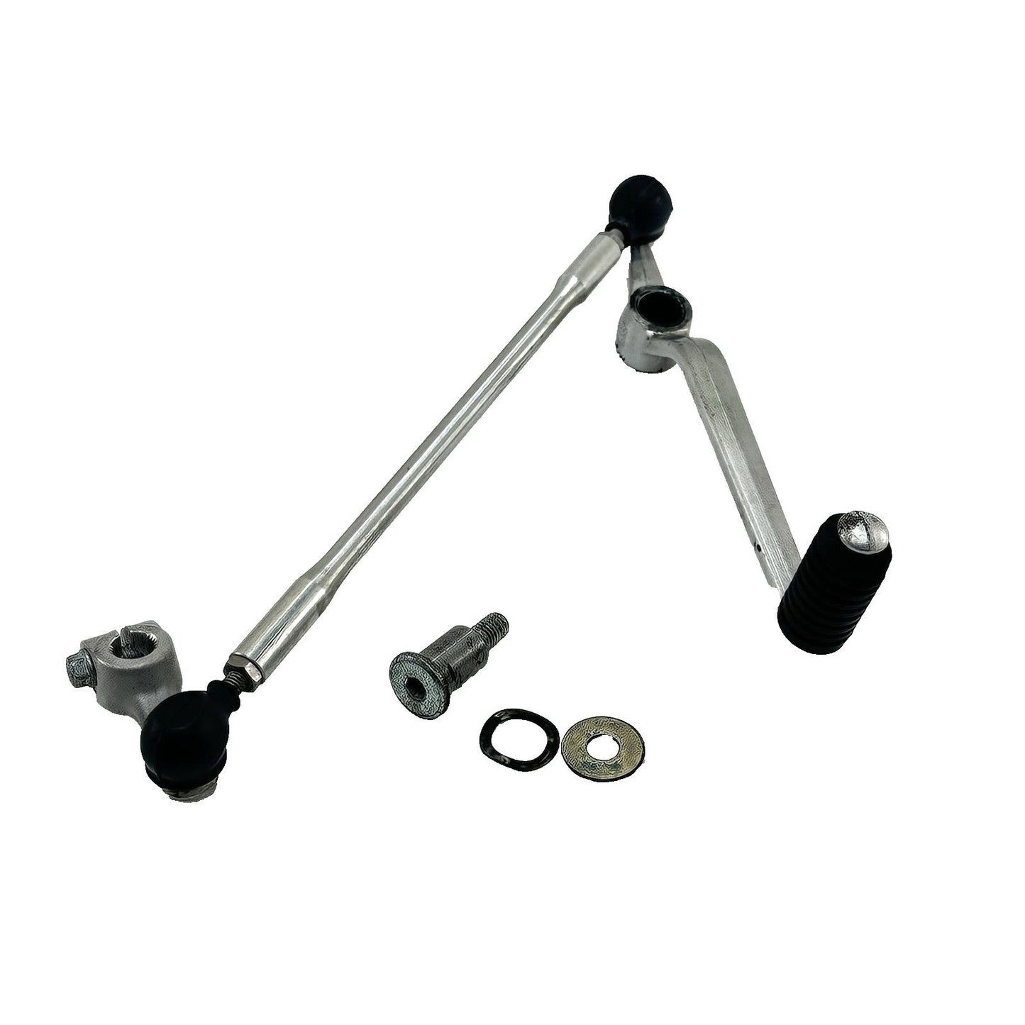 2009 - 2011 YAMAHA YZF R1 GEAR SHIFTER LINKAGE LEFT FOOT PEDAL LEVER LINK SILVER