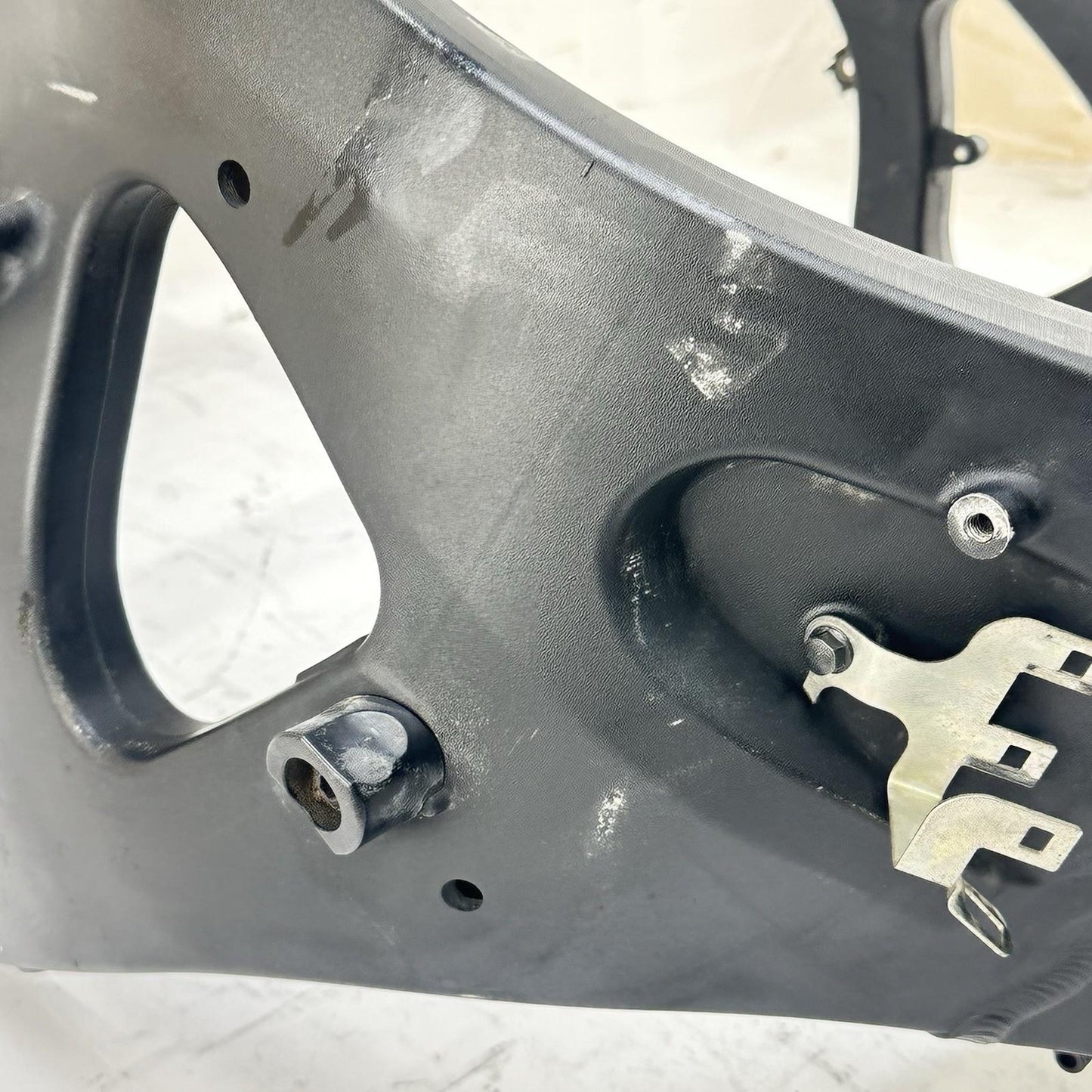2007 - 2012 HONDA CBR600RR MAIN FRAME BODY CHASSIS BLACK STRAIGHT