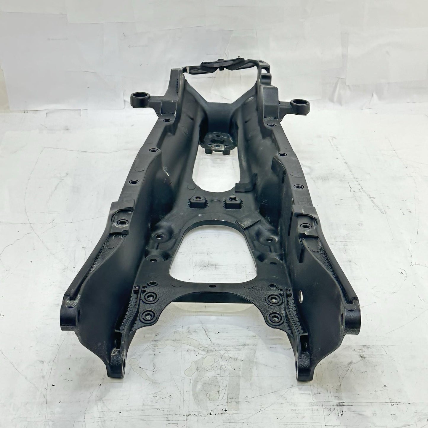 2009 - 2011 YAMAHA YZF R1 SUBFRAME REAR UNDERTAIL BACK FRAME BLACK STOCK