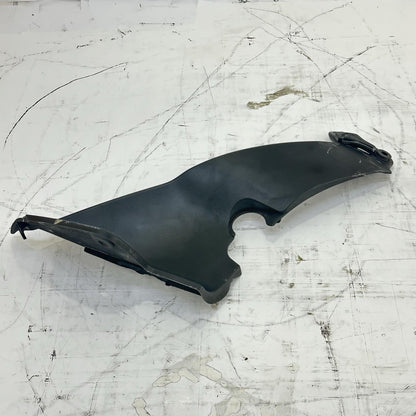 2009 - 2011 YAMAHA YZF R1 LEFT INNER FAIRING PANEL TEIM COWL BLACK PLASTIC