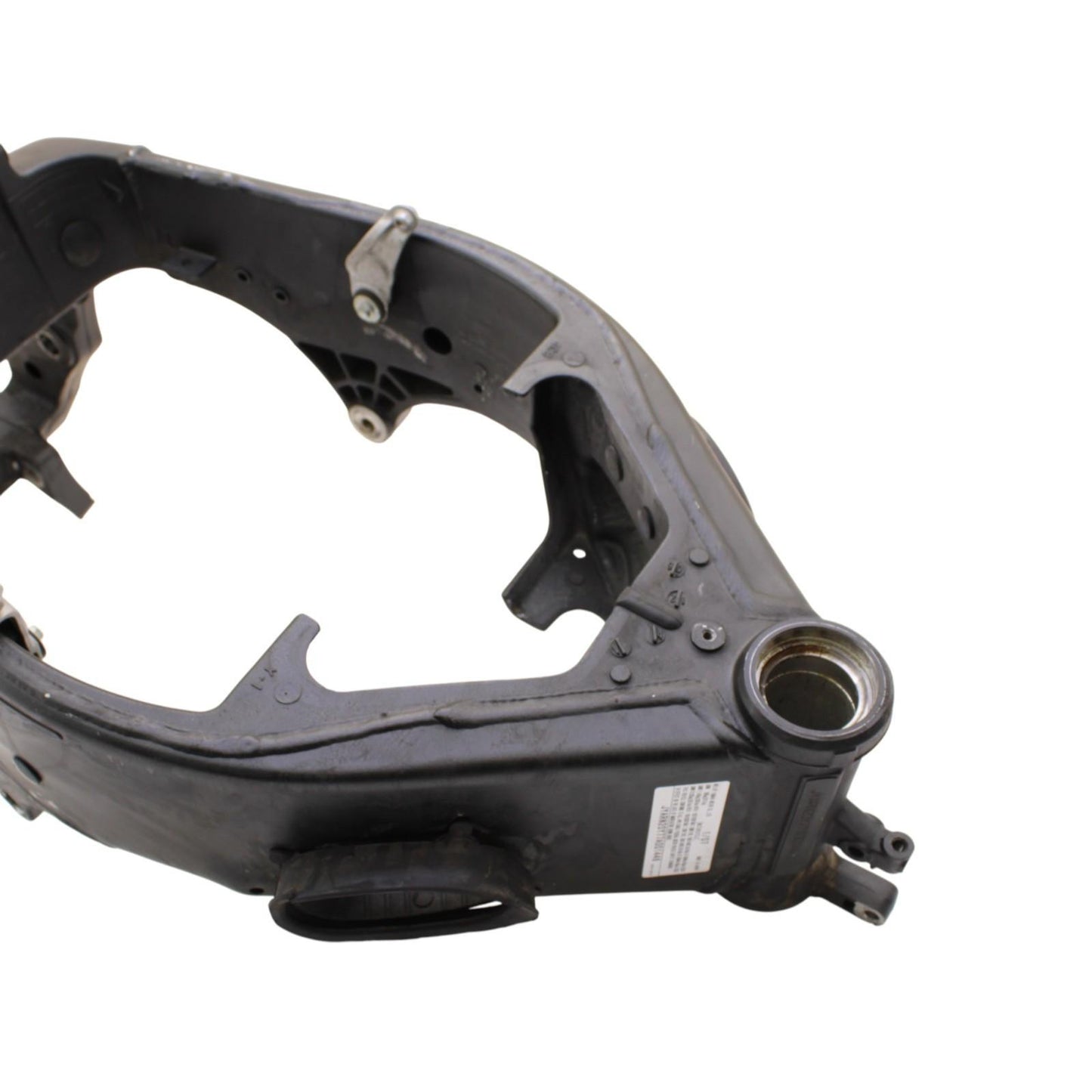 2007 2008 YAMAHA YZF R1 FRAME MAIN CHASSIS BLACK STRAIGHT OEM STOCK